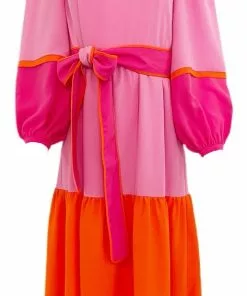 Crosby By Mollie Burch Delphine Dress (Berry Colorblock)