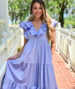 Crosby By Mollie Burch Willow Dress (Serene Blue)