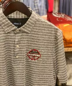 Johnnie-O Newton Polo (Black UGA CFB)