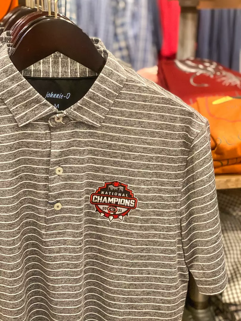 Johnnie-O Newton Polo (Black UGA CFB) 3 Johnnie-O Newton Polo (Black UGA CFB)