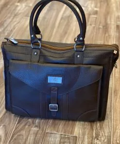 Martin Dingman Martingale Brief Case (Dark Brown)