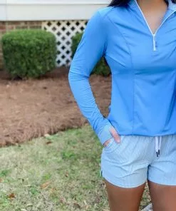 Southern Tide Atheletic 1/4 Zip (Ocean Channel)