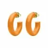 Sheila Fajl Small Chantal Hoop (Orange)