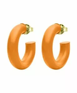 Sheila Fajl Small Chantal Hoop (Orange)