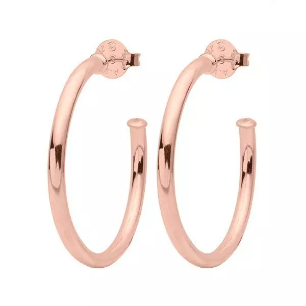 Sheila Fajl Accessories Smaller Everybody's Favorite Hoops (Polished Rose Gold) 3 Sheila Fajl Accessories Smaller Everybody's Favorite Hoops (Polished Rose Gold)