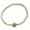 Sheila Fajl Merry Go Round Elastic Bracelet (Gold) Jewelry