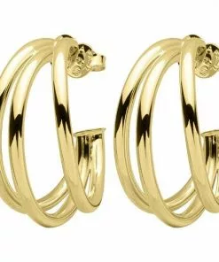 Sheila Fajl Claire Triple Hoops (18k Gold Plated)