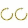 Sheila Fajl Arlene Hoop Polished Gold