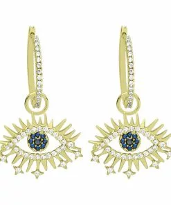 Sheila Fajl Jewelry Look At Me Hoops (Gold)