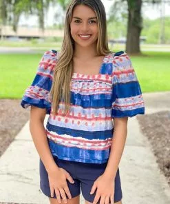 Marie Oliver Dani Top (Summer Wash) Tops