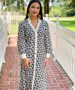 Fresha London Mercedes Dress (Black Petunia) Dresses 10 Fresha London Mercedes Dress (Black Petunia) Dresses