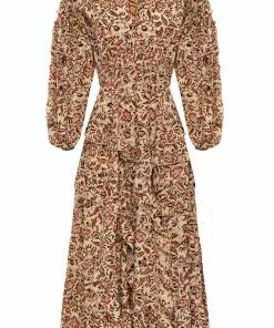 Anna Cate Louise Midi (Tan Print)