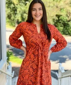 Olivia James The Label Lydia Dress (Harvest Stems) Dresses