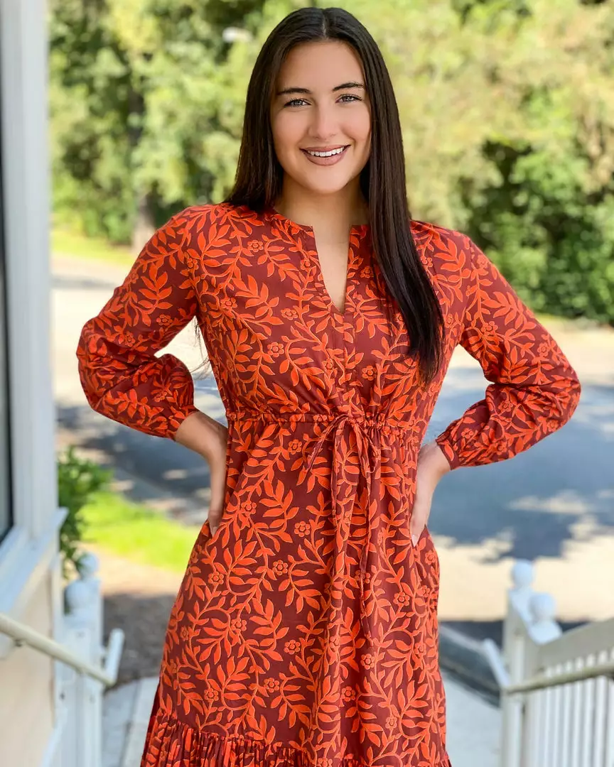 Olivia James The Label Lydia Dress (Harvest Stems) Dresses 4 Olivia James The Label Lydia Dress (Harvest Stems) Dresses