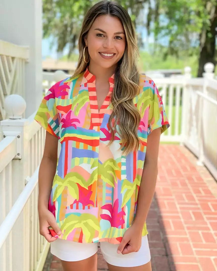 Crosby By Mollie Burch Ines Tunic (Harbour Island) 3 Crosby By Mollie Burch Ines Tunic (Harbour Island)