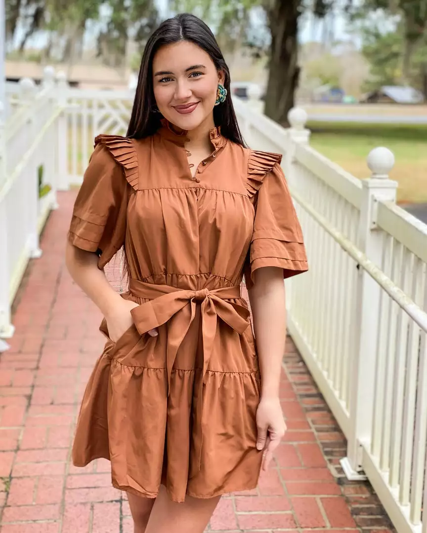 Crosby By Mollie Burch Maisie Dress (Cork) 3 Crosby By Mollie Burch Maisie Dress (Cork)