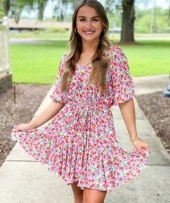 Fresha London Anita Dress (Summer Ditsy) Dresses 11 Fresha London Anita Dress (Summer Ditsy) Dresses