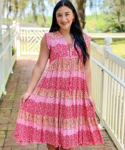 Uncle Frank Field Of Flowers Dress (Pink) Dresses