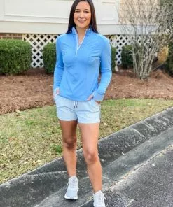 Southern Tide Atheletic 1/4 Zip (Ocean Channel)