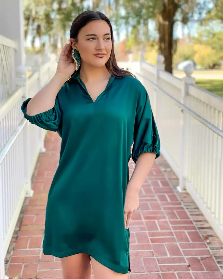 Emily Mccarthy Poppy Dress (Botanical Green) Dresses 4 Emily Mccarthy Poppy Dress (Botanical Green) Dresses