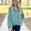 Olivia James The Label Emory Blouse (Geo Spot) Tops 1 Olivia James The Label Emory Blouse (Geo Spot) Tops