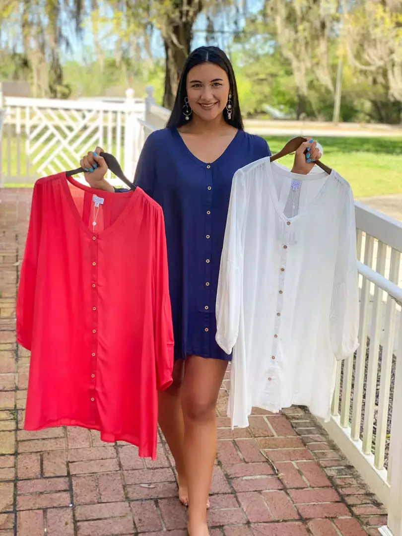 Mudpie Vienna Cover-Up (Navy) Swim 3 Mudpie Vienna Cover-Up (Navy) Swim