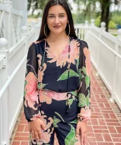 Trina Turk Watson Top (Multi Black) Tops