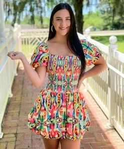 Queen Of Sparkles Groovy Bubble Dress