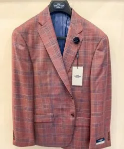 Hart Schaffner Marx New York Fit Sports Coat (Mulberry/Blue)