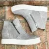 J Slides Sky Sneaker Waterpoof (Grey Suede) Shoes
