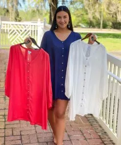 Mudpie Swim Vienna Cover-Up (Coral)