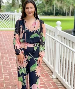 Trina Turk Watson Top (Multi Black) Tops