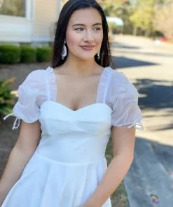 Amanda Uprichard Dresses Lovely Dress (Ivory)