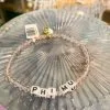 Little Words Project Custom Crystal Vintage Rose (Phi Mu) Jewelry