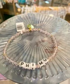 Little Words Project Custom Crystal Vintage Rose (Phi Mu) Jewelry