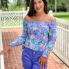 Lilly Pulitzer Lana Top (Turtle Wave)