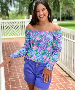 Lilly Pulitzer Lana Top (Turtle Wave)
