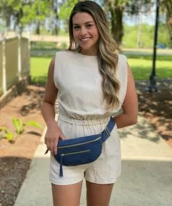 Amanda Uprichard Dresses Kent Romper (Bone)