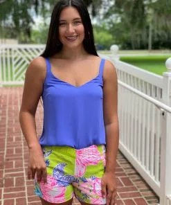 Lilly Pulitzer Tops Nadia Cami (Aurora Purple)