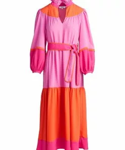 Crosby By Mollie Burch Delphine Dress (Berry Colorblock)