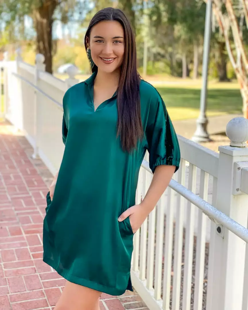 Emily Mccarthy Poppy Dress (Botanical Green) Dresses 3 Emily Mccarthy Poppy Dress (Botanical Green) Dresses