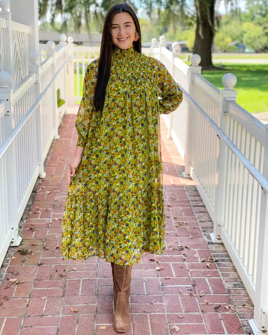 Olivia James The Label Piper Dress (Liberty Celery) 4 Olivia James The Label Piper Dress (Liberty Celery)