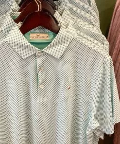 Cotton Brothers Performance Polo (White/Mist)