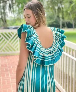 Trina Turk Dresses Happy Dress (Tile Blue) 7 Trina Turk Dresses Happy Dress (Tile Blue)