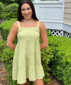 S'edge Dresses Chanelle Dress (Scout Green)