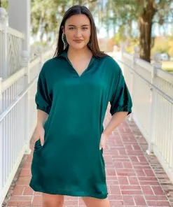 Emily Mccarthy Poppy Dress (Botanical Green) Dresses 8 Emily Mccarthy Poppy Dress (Botanical Green) Dresses