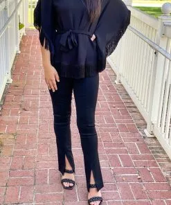 Trina Turk Carine Pant (Black) 9 Trina Turk Carine Pant (Black)