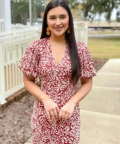 Fresha London Grace Dress (Blood Animal)