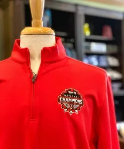 Johnnie-O Outerwear Diaz 1/4 Zip Pullover (Red)