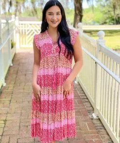 Uncle Frank Field Of Flowers Dress (Pink) Dresses